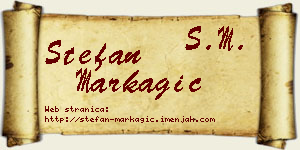 Stefan Markagić vizit kartica